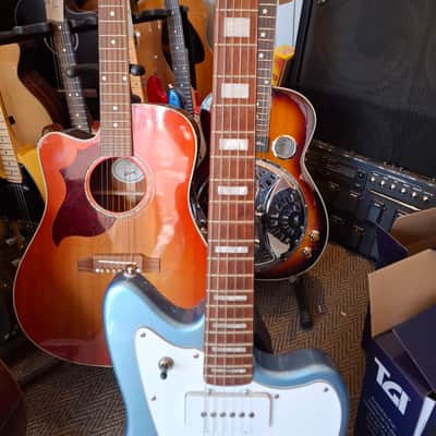 G&L Tribute Series Doheny with Brazilian Cherry Fretboard 2018 - Present - Lake Placid Blue image 5