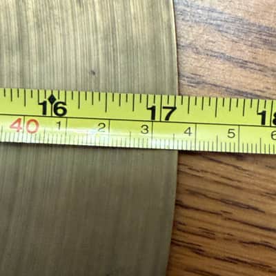 Vintage Late 40’s Zildjian Trans Stamp 17” Crash Ride 1230 grams image 12