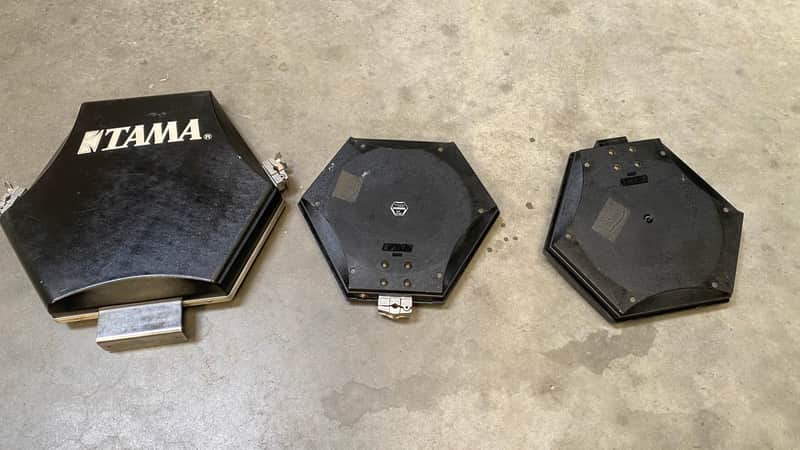 Tama Techstar Pads mid-80s - Black image 1