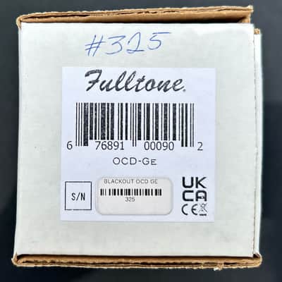 Fulltone OCD Limited Edition Blackout #172 2025 - Black Matte image 4