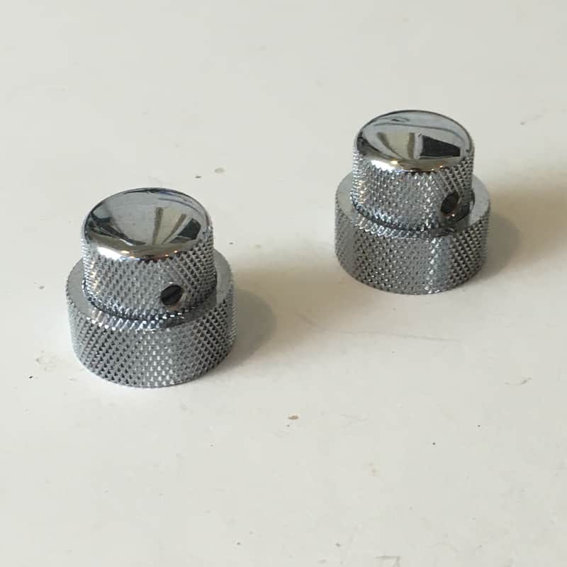 ? Luthier Parts Dual concentric knobs Chrome