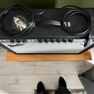 Fender '68 Custom Deluxe Reverb 2-Channel 22-Watt 1x12" Guitar Combo 2013 - Present Black image 6