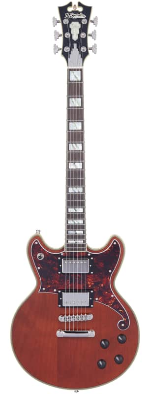 D'Angelico Deluxe Brighton Matte Walnut w/Case image 1