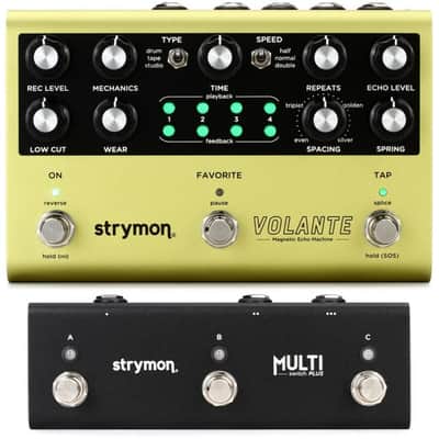 Strymon Volante Magnetic Echo Machine Pedal and Multi Switch Plus Pack image 2