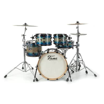 Fame Fortress Stage Shell Set Blue Burst - Drum Shell Set image 3