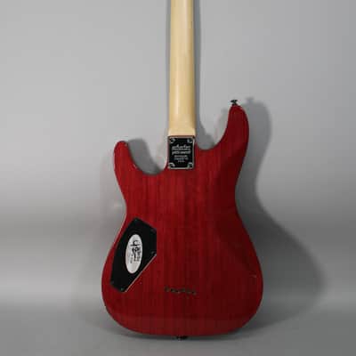 2012 Schecter Diamond Series Omen Extreme-6 Electric Magenta image 3