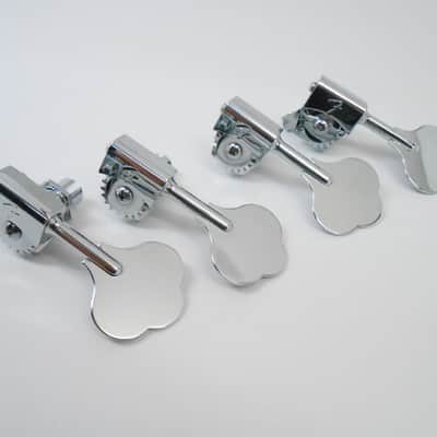Fender Ultra-Light Bass Chrome Tuning Keys 2011 American Deluxe Jazz Bass image 1