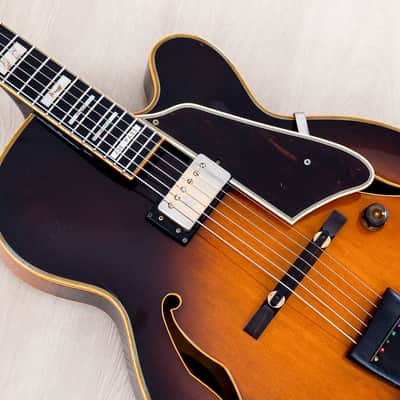 1983 Ibanez JP20 Joe Pass Signature Archtop Electric Guitar Sunburst w/ Super 58 & Case, Japan Fujigen image 8
