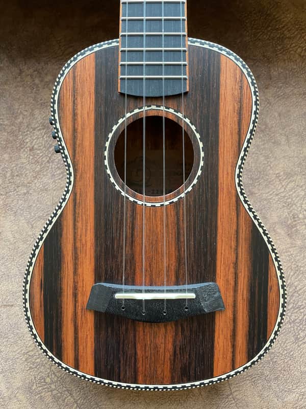 Snail UKS-E220 EQ Ebony Soprano Ukulele 2025 - Natural Satin Workshop stock Ref No 152 image 1