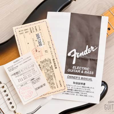 2008 Fender Stratocaster ‘57 Vintage Reissue ST57-78TX Sunburst w/ USA Pickups & Tags, Japan CIJ image 16