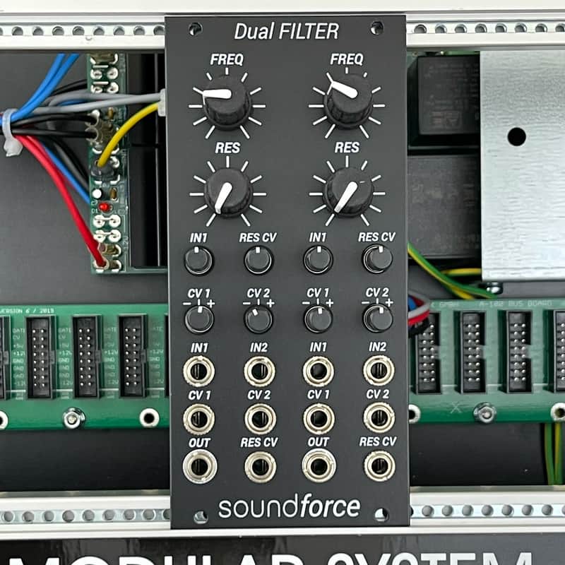 Soundforce SoundForce Dual Filter Eurorack VCF Module 2020 - Black image 1