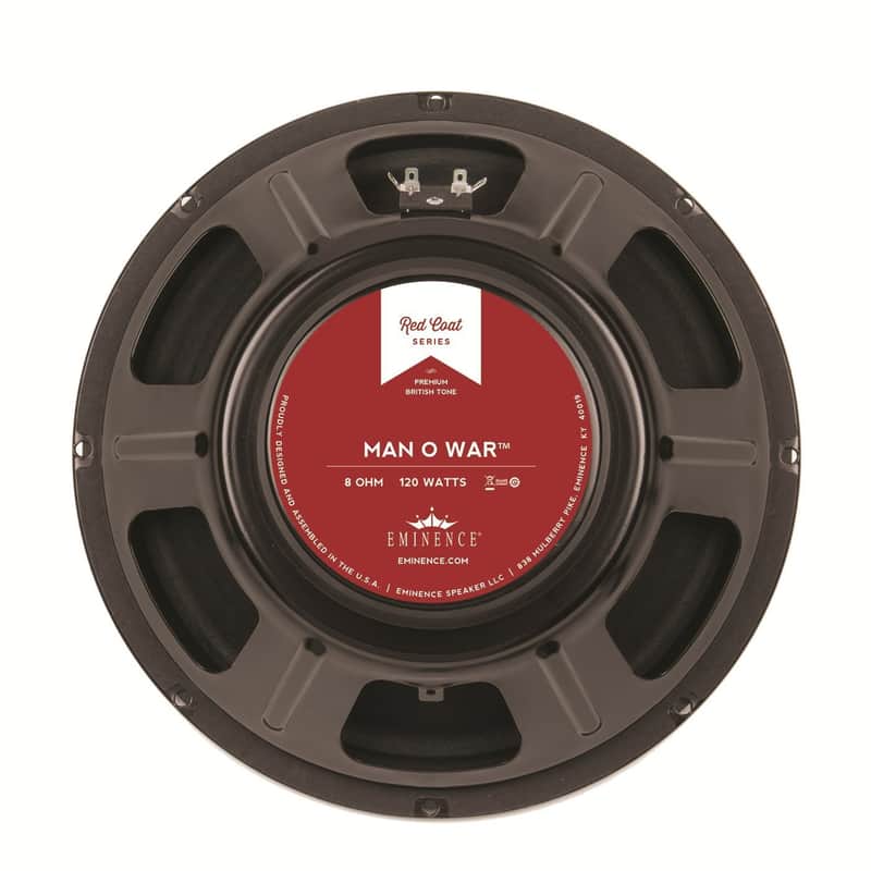 EMINENCE Red Coat Series Man O War 12" Guitar Speaker, 120 Watts at 8 Ohms (Manowar) image 1