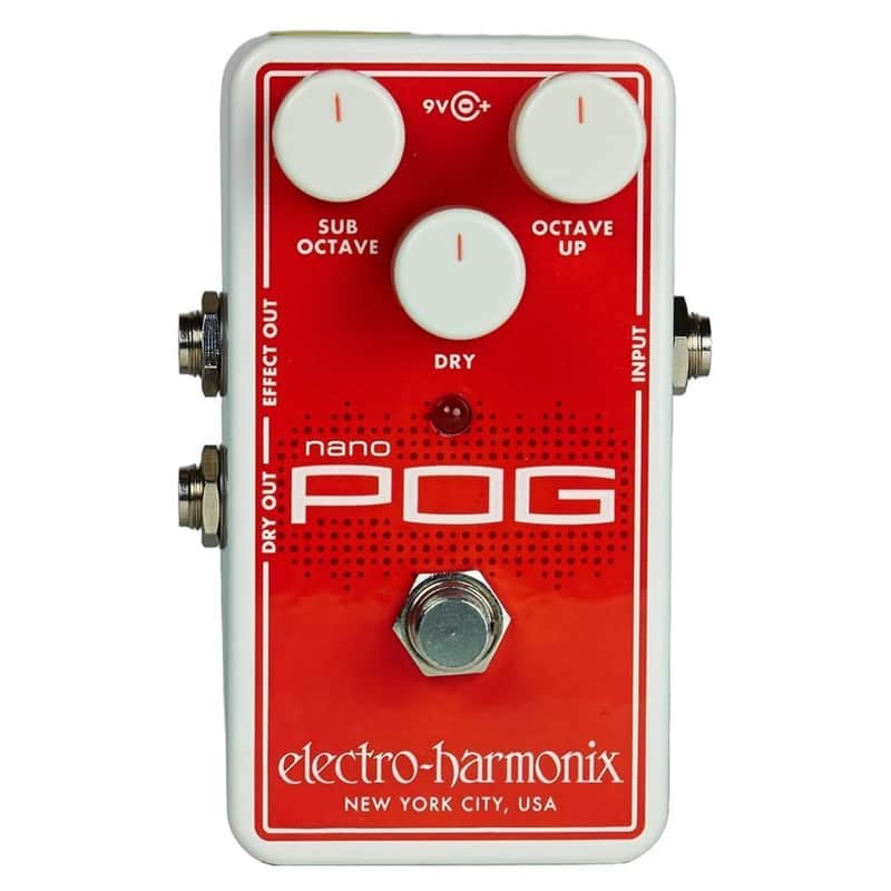 Electro-Harmonix Nano POG Polyphonic Octave Generator Pedal with Guitar, Bass, and Organ Sound Recreation image 1