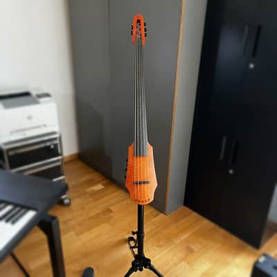 NS Design CR5 Electric Cello (5-String) - Amber Flame Maple - Used in 12 Film Scores image 3