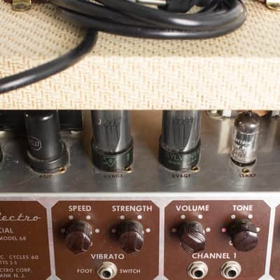 Danelectro Special Series D Model 68 Tube Amplifier (1956), ser. #5106. image 9