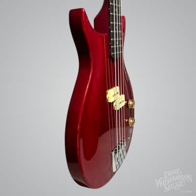 Washburn SB4R Scavenger '78 Electric Bass w/Gigbag. Trans Red image 3