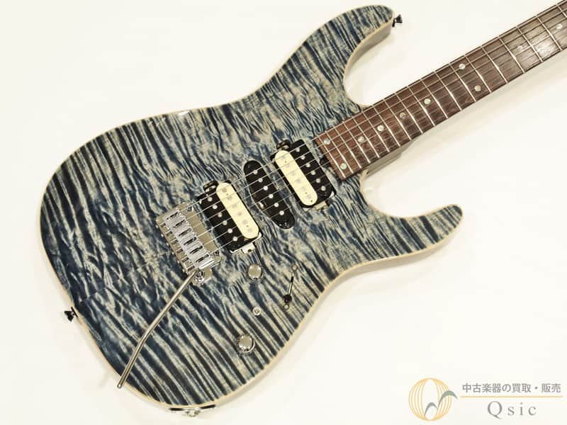 T's Guitars DST-Pro24 Mahogany-Limited2024 Trans Blue Denim | Reverb