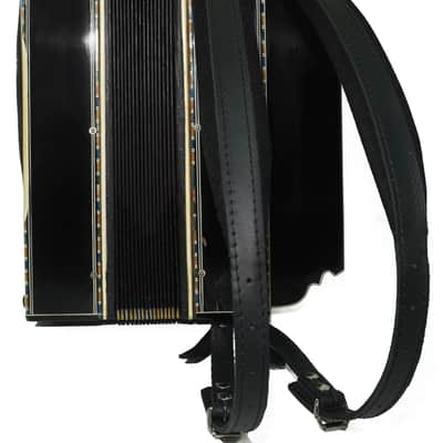 Hohner Antique Decorated Vintage Button Accordion Garmon Squeezebox Concertina, 2227, made in Germany Amazing Wonderful sound image 9