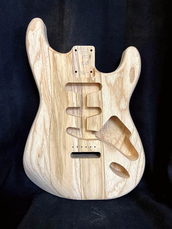Guitar Mill S-Style Body / Ultra Light Swamp Ash / 3 lbs. 10 oz. / Paint Grade (#GIN-4101) image 1