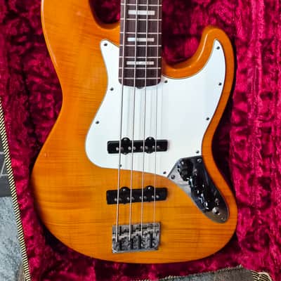 Fender Select Active Jazz Bass 2012 - 2013 - Amber Burst image 5