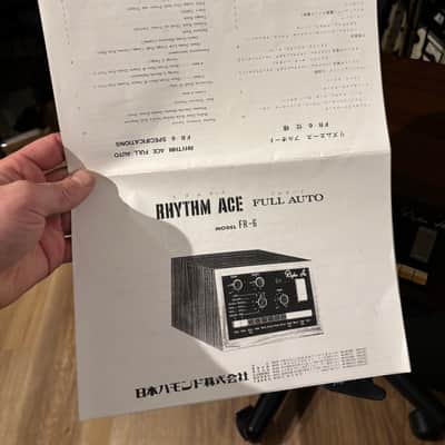 MINT serviced Ace Tone FR-6 Rhythm Ace 1960s -Modified image 5