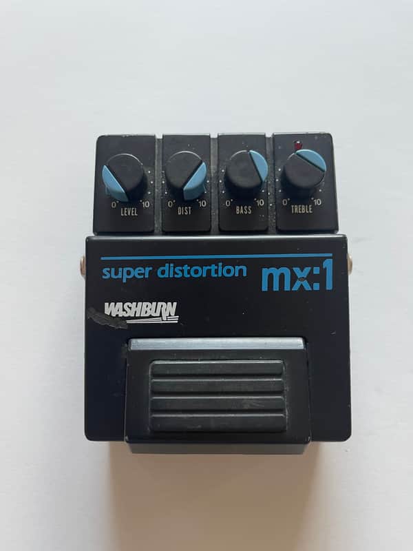 Washburn MX:1 Super Distortion High Gain Rare Vintage Guitar Effect Pedal image 1