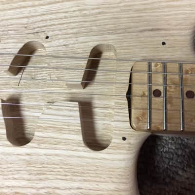 Musikraft  EVH Floyd Rose Frankenstrat Franky  new wood total value 1096.00 image 2