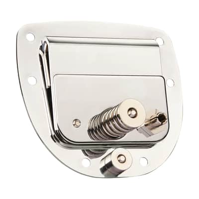 Jaguar / Jazzmaster Style Tremolo Vibrato Assembly with Locking Button - Chrome image 5