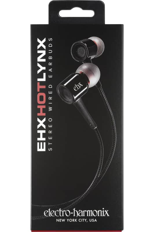 Electro-Harmonix HOT LYNX Wired Earbuds - Black image 1