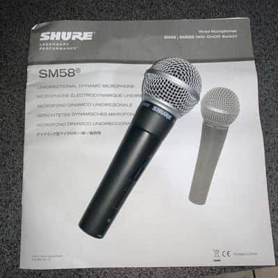 Shure SM58 with on off switch Cardioid Dynamic Microphone on off switch image 5
