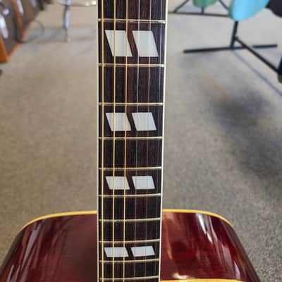 Vintage Aria 9460 Hummingbird Acoustic Guitar with Hard Case image 8