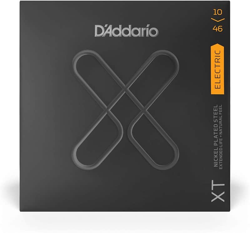 D'Addario XTE1046 Electric Nickel Plated Steel Guitar Strings, Light 10-46 image 1