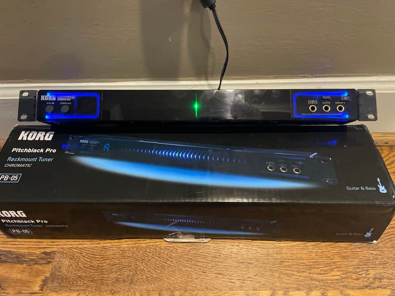 Korg PB-05 Pitchblack Pro Chromatic Rackmount Tuner | Reverb