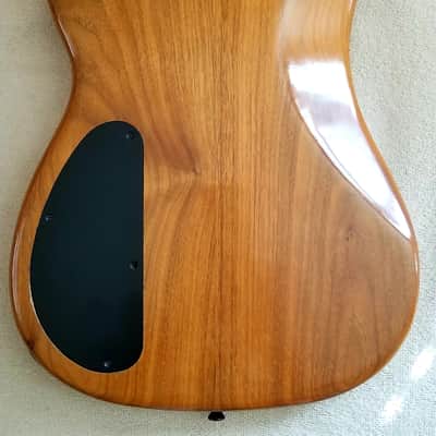 Warmoth 4-string Bass Body 2010's Nitrocellulose-clear image 2