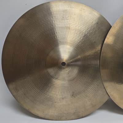 Zildjian Avedis New Beat Hi-Hat Cymbals 14'' (Pair) Natural - 1991 - Present image 2