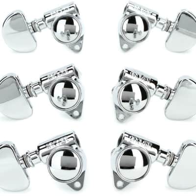 Grover 102CV Original "Milk Bottle" Style Rotomatics Tuning Machines Set - Chrome image 2