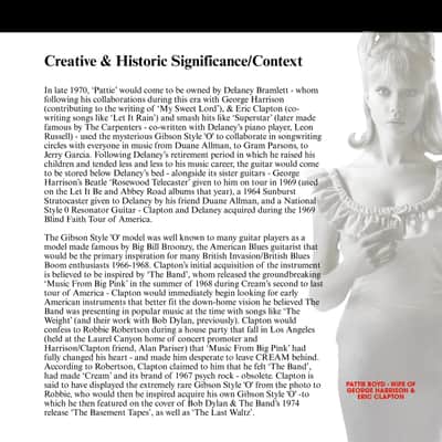“Pattie” Historic Clapton, Harrison Owned/Played | Linked To Songwriting of Cream’s ‘Badge’, The Beatles ‘Here Comes The Sun’ | 1913 Gibson Style “O” Acoustic Guitar image 20