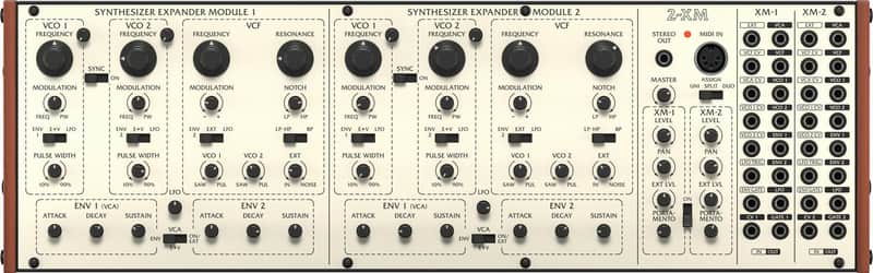 Behringer 2-XM Duophonic Analog Synthesizer Expander Module image 1