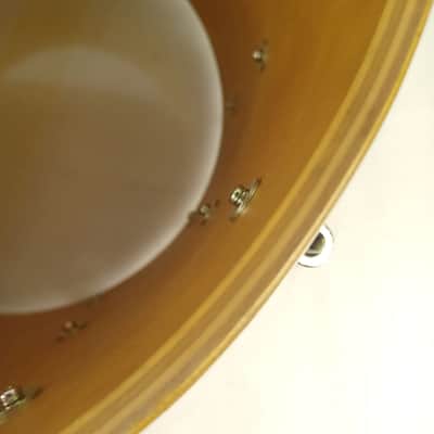 Yamaha 12x14"Field Corps Marching Snare Drum White Japan Die-Cast Rim 80s MS8014 image 11