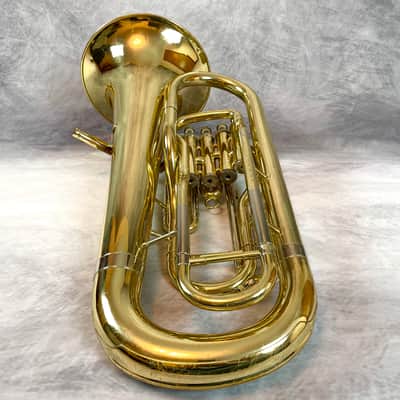 Unbranded 4 Valve Euphonium (Yamaha YEP-321 Copy) W/ Case Plays Great + See demo image 12