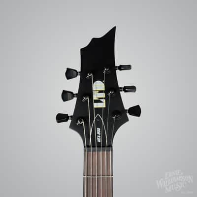 ESP LTD LTD HEX-200 BLACK SATIN Electric Guitar image 7
