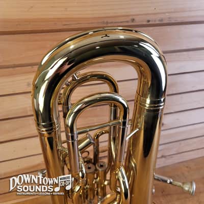 D. C. Pro Series II Bb Euphonium with Foam Hard Case, Mouthpiece, Bell Cover image 7