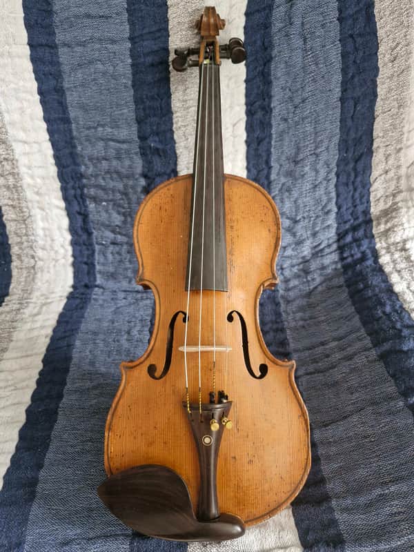 Eduard Soukup Louny handmade antique 3/4 Violin - brown varnish image 1
