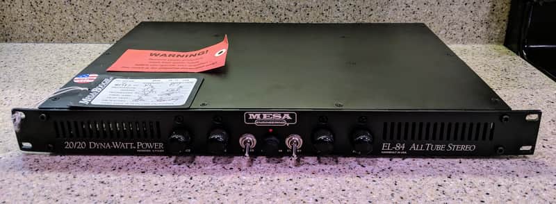 Mesa Boogie 20/20 Dyna Watt Stereo Guitar Tube Power Amp NOS, | Reverb