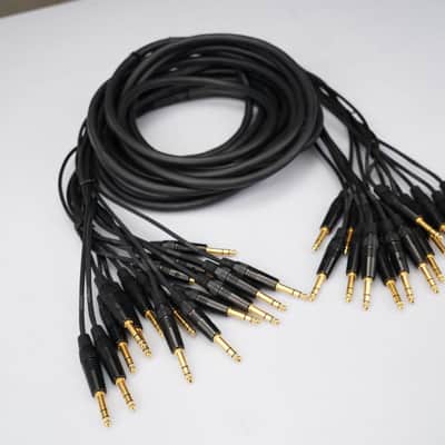2x Mogami Gold 8 x 1/4" TRS Male to 8 x 1/4" TRS Male Snakes (20') #58819 image 11