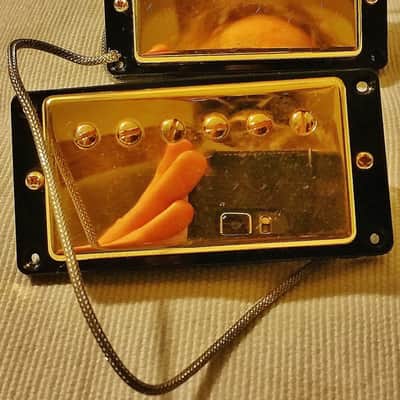 Epiphone Elitist (Gibson) 50s Gold pickup set 50ST/50SR 490T/490R Alnico 5 humbuckers image 5
