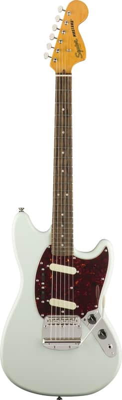 Squier Classic Vibe '60s Mustang Electric Guitar, Laurel Fingerboard, Sonic Blue image 1