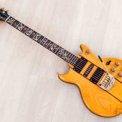 1980 Greco GO-III Speed Way Non-Catalog Set Neck HSH Vintage Guitar Natural, Japan Fujigen image 12