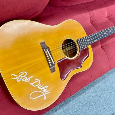 Bob Duley's Gibson J-50 ADJ Acoustic Guitar 1966 - Natural w/ Case image 3