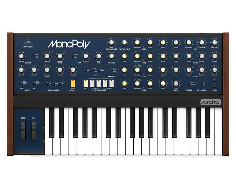 Behringer MonoPoly Analogue 4-Voice Polyphonic Synthesizer image 1